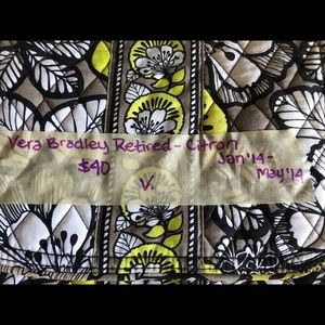 Retired Vera Bradley Citron